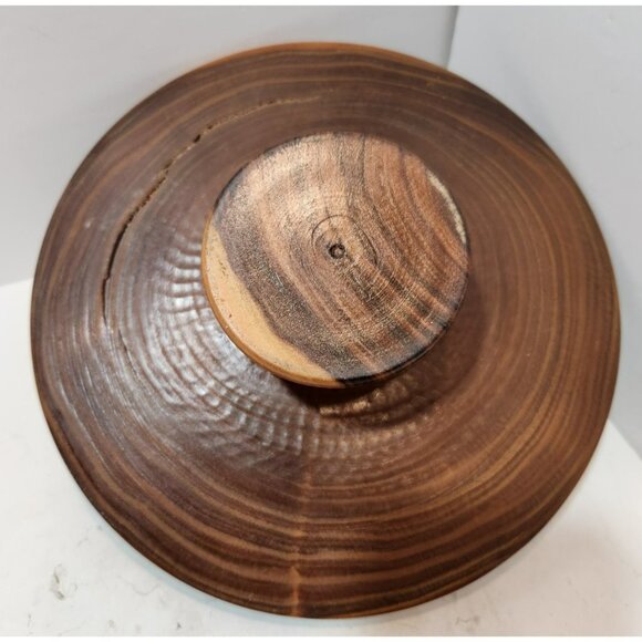 Vintage Mid Century Modern Wooden Wine Goblets with 6 Goblets and Tray - Picture 9 of 15